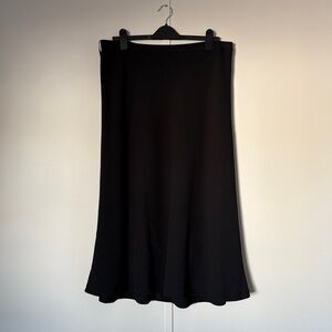 Elegant Black Crepe Women's Skirt 14